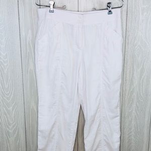 J.Jill | Roll Tab Crop Pants Stretch Waist